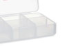 BERILO Pilulier en plastique 6 compartiments transparent