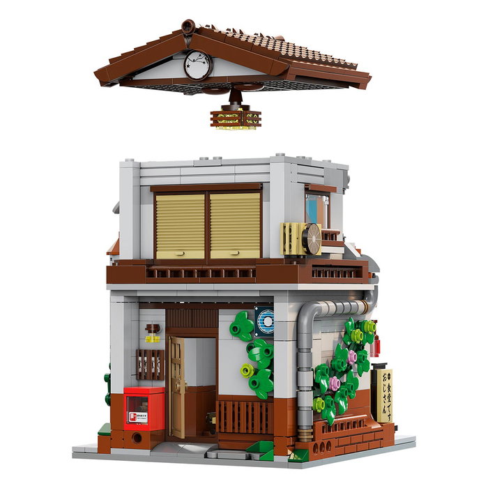 CADA Cantina Japonaise 861 Pièces, Maquette de Bâtiment Modulaire 2 Étages avec Éclairage LED, Construction pour Adultes