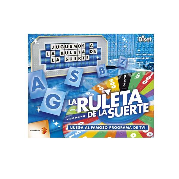 Diset - Jeu La Roue de la Fortune, jeu de société inspiré de l'émission télévisée, en espagnol