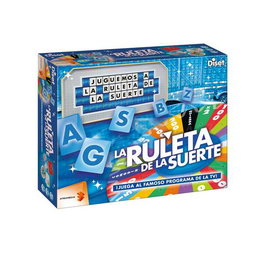 Diset - Jeu La Roue de la Fortune, jeu de société inspiré de l'émission télévisée, en espagnol