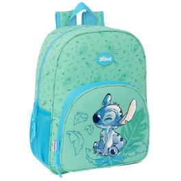 Safta Mochila adapt.carro Stitch "Aloha" Sac à dos transformable pour poussette 33x42x14 cm pour enfant à partir de 3 ans
