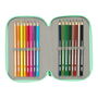 Pochette à crayons triple Dora Vert 37 Pièces
