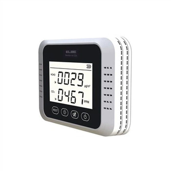 Elbe SG-100-CO2 Compteur de CO2 et de qualité de l'air Rouge