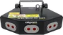 Algamlight Spectrum Haz De Luz X6 - Projecteur laser DMX 260mW avec télécommande infrarouge, 8 canaux