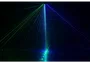 Algamlight Spectrum Haz De Luz X6 - Projecteur laser DMX 260mW avec télécommande infrarouge, 8 canaux