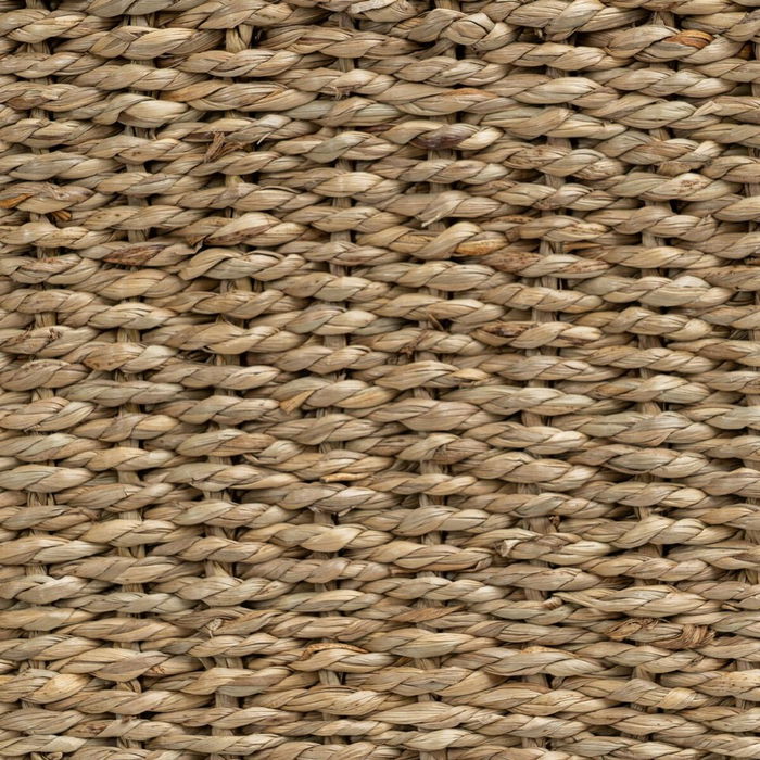 Support pour bois de chauffage Naturel Fer Algues marines 45 x 35 x 25 cm