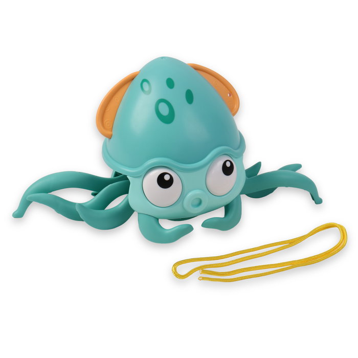 TACHAN Arrastre Pulpo Azul - Jouet de bain et jouet à tirer 2 en 1 pour bébé à partir de 12 mois, bleu - Améliore la motricité et la coordination TACHAN Arrastre Pulpo Azul - Jouet de bain et jouet à tirer 2 en 1 pour bébé à partir de 12 mois, bleu - Améliore la motricité et la coordination
