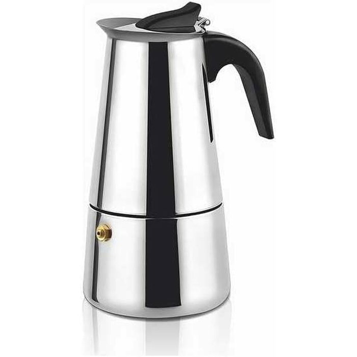 Haeger CP-10S.002A Cafetière Italienne Argentée Haeger CP-10S.002A Cafetière Italienne Argentée