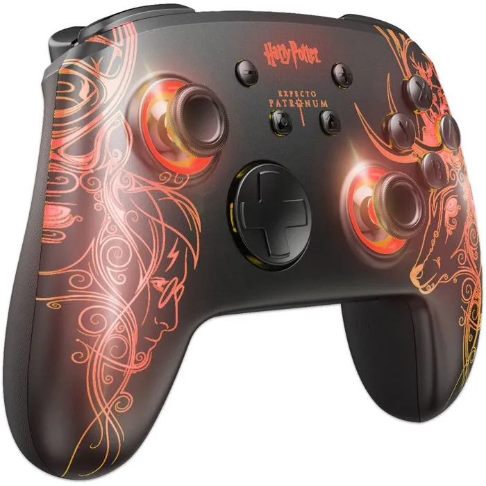 Freaks And Geeks Manette Switch & PC Patronus Harry Potter Sans Fil RGB - Licence Officielle
