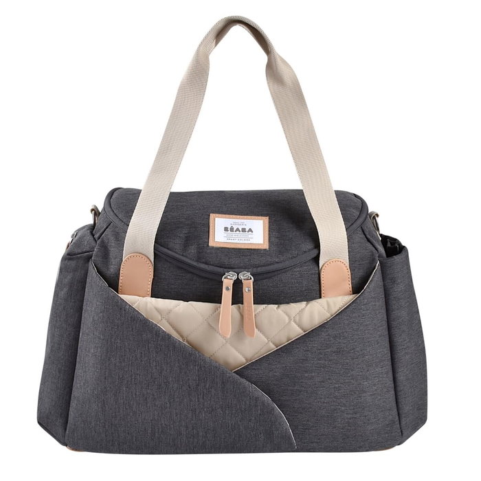 Beaba Sac à langer Sydney Gris Chiné Foncé Beaba Sac à langer Sydney Gris Chiné Foncé