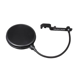 TASCAM Tm-Ag1 Filtre Anti-Pop Double Couche Nylon pour Microphone avec Col de Cygne Ajustable