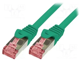 LOGILINK Cordon de raccordement Cat 6 S/FTP 2m RJ45 vert