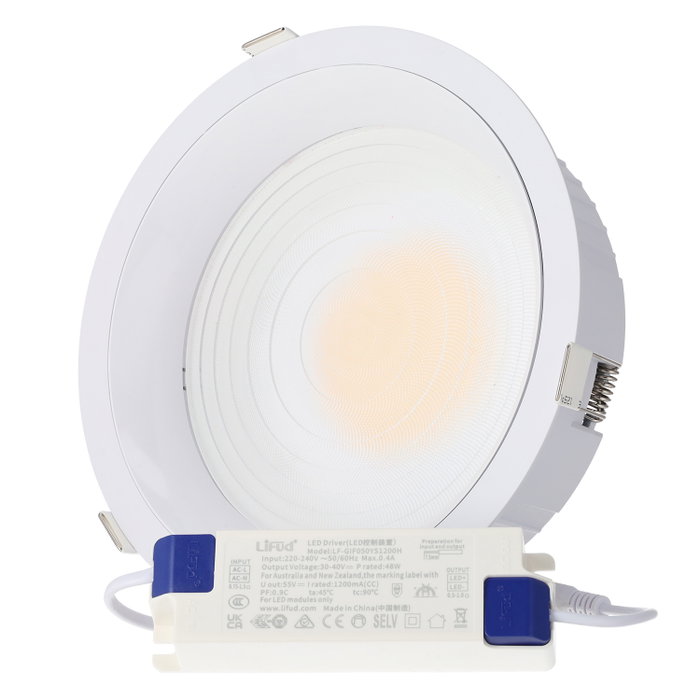 Spot LED Downlight 50 W 4 CCT avec tonalité variable Lifud