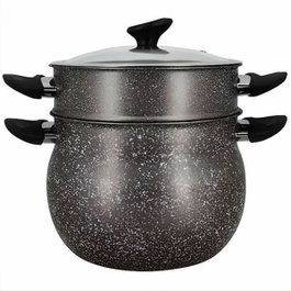 Menastyl Couscoussier 9L Effet Marbre