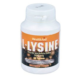 HEALTH AID L-Lysine 500 mg, 60 comprimés