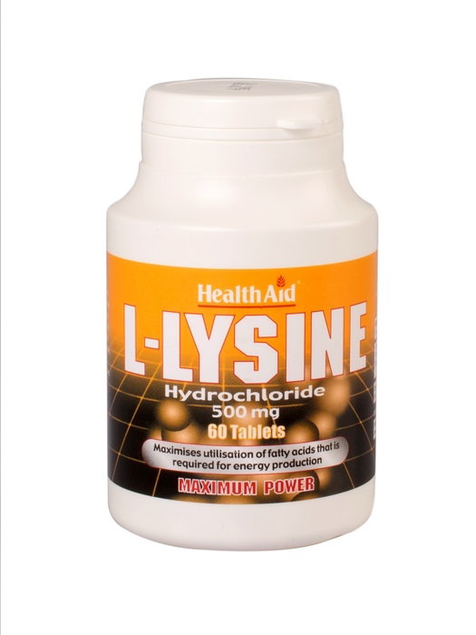 HEALTH AID L-Lysine 500 mg, 60 comprimés HEALTH AID L-Lysine 500 mg, 60 comprimés