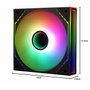 Thermalright TL-M12-S - Ventilateur 120 mm avec LED ARGB - Noir