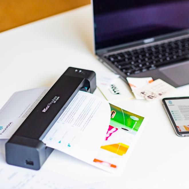 I.R.I.S. IRIScan Anywhere 6 Wifi Duplex - Scanner mobile autonome couleur 24 bit, WiFi et USB, 300/600 dpi, avec batterie, OCR intégré
