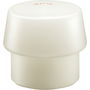 Embout de rechange en nylon pour marteau Halder Simplex Blanc