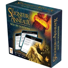 Topi Games Le Seigneur des Anneaux Quiz 500 - Jeu de société - 2 à 8 joueurs - Dès 7 ans