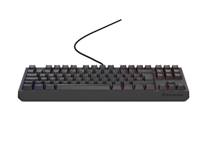 Genesis Thor 230 Clavier Gaming Mécanique TKL RGB AZERTY Espagnol Noir USB Genesis Thor 230 Clavier Gaming Mécanique TKL RGB AZERTY Espagnol Noir USB