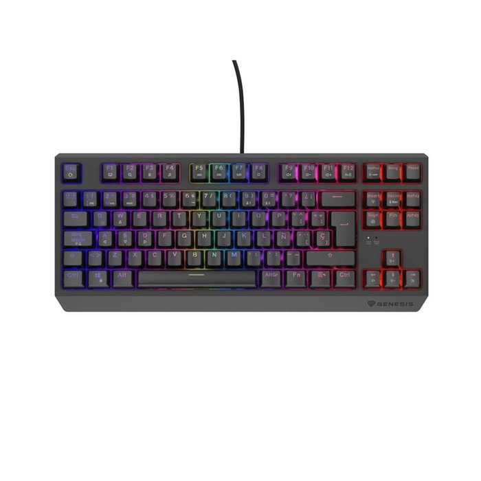 Genesis Thor 230 Clavier Gaming Mécanique TKL RGB AZERTY Espagnol Noir USB Genesis Thor 230 Clavier Gaming Mécanique TKL RGB AZERTY Espagnol Noir USB