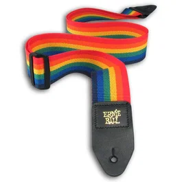 ERNIEBALL Sangle en polypropylène pour guitare et basse Rainbow