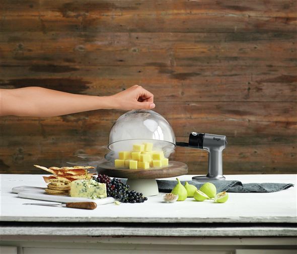 Sage SSM600SIL0NEU1 - Pistolet fumoir Smoking Gun® pour aromatisation à froid avec 2 vitesses et manguet en silicone