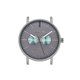 Montre Unisexe Watx & Colors WXCA2734 Gris Argenté (Ø 44 mm)