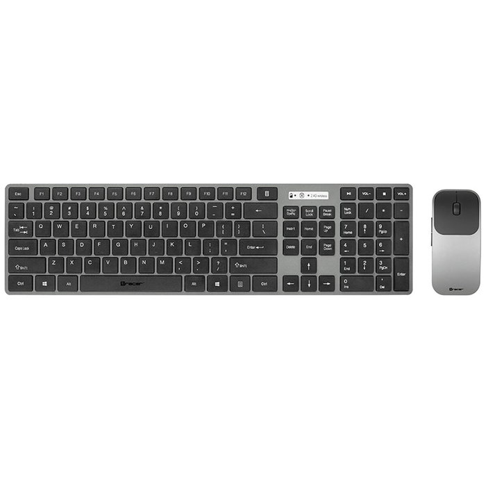 Tracer Clavier sans fil TRAKLA46773 Noir Qwerty US