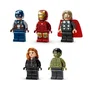 Lego Jeu de construction 76313 Logo Marvel avec minifigurines Hulk, Thor, Iron Man, Black Widow, Captain America - Set pour enfants dès 12 ans, super-héros Avengers