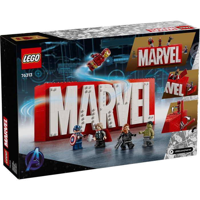LEGO Marvel 76313 Logo MARVEL et ses super-héros
