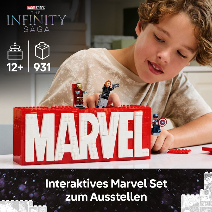 LEGO Marvel 76313 Logo MARVEL et ses super-héros