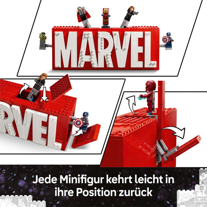 LEGO Marvel 76313 Logo MARVEL et ses super-héros