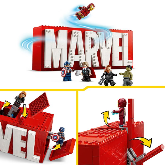 LEGO Marvel 76313 Logo MARVEL et ses super-héros