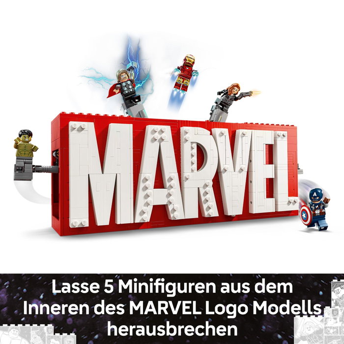 LEGO Marvel 76313 Logo MARVEL et ses super-héros