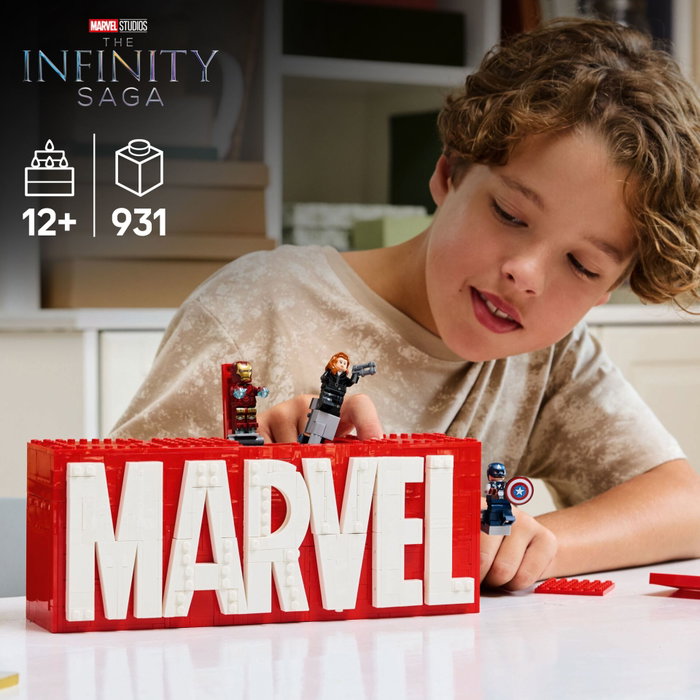 LEGO Marvel 76313 Logo MARVEL et ses super-héros