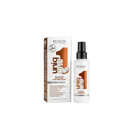 Uniq One Spray Soin Capillaire Tous en Un à la Noix de Coco - 150 ml - Acondicionador Intensivo Sin Aclarado - Réparation, Brillance et Protection Thermique