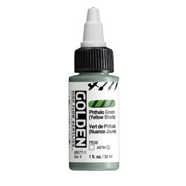 Golden Peinture Acrylique High Flow Thalo Vert (Jaune) 30 ml