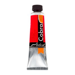 Cobra Peinture à l'huile miscible à l'eau Orange Pyrrole 278, 40 ml