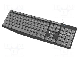 NATEC NAUTILUS Clavier Informatique USB A Noir/Gris