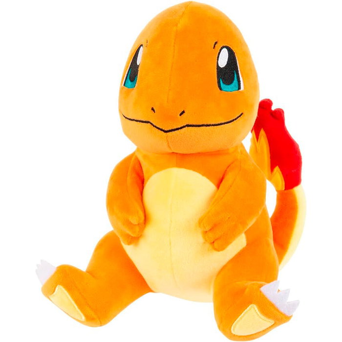 JAZWARES Peluche Charmander Pokemon 22 cm, Figurine en Peluche Souple JAZWARES Peluche Charmander Pokemon 22 cm, Figurine en Peluche Souple