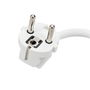 Rallonge 6 prises Schuko sans interrupteur TM Electron TMUAD506S Blanc 3680 W (1,5 m)
