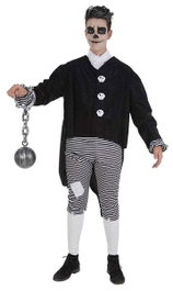 BigBuy Carnival Déguisement Adulte Skeletman Taille L