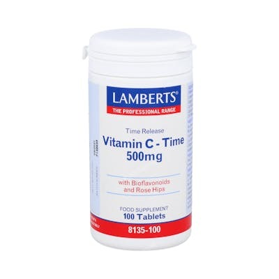LAMBERTS Vitamine C 500 mg à libération soutenue LAMBERTS Vitamine C 500 mg à libération soutenue