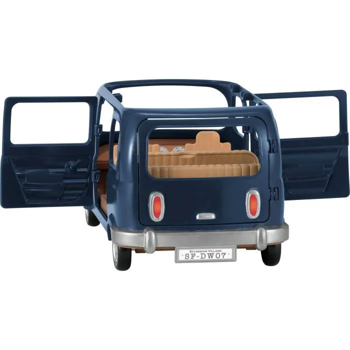 Sylvanian Families Monospace 7 Places - Voiture avec Portes Ouvrantes et Banquettes Transformables en Lit - Figurines Miniatures Sylvanian Families Monospace 7 Places - Voiture avec Portes Ouvrantes et Banquettes Transformables en Lit - Figurines Miniatures