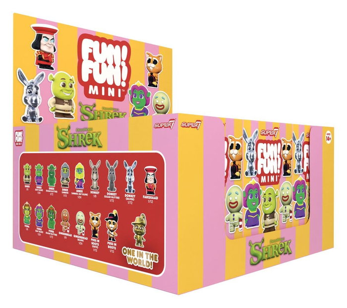 Super7 Shrek Fun! Fun! Mini Wave 01 Blind Box Display (9 figurines) Super7 Shrek Fun! Fun! Mini Wave 01 Blind Box Display (9 figurines)