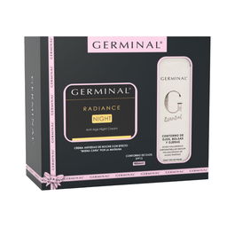 Germinal Crème de Nuit Éclat Action Immédiate - Lot de 2 (50ml + Contour des Yeux 15ml)
