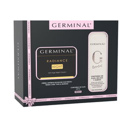 Germinal Crème de Nuit Éclat Action Immédiate - Lot de 2 (50ml + Contour des Yeux 15ml)
