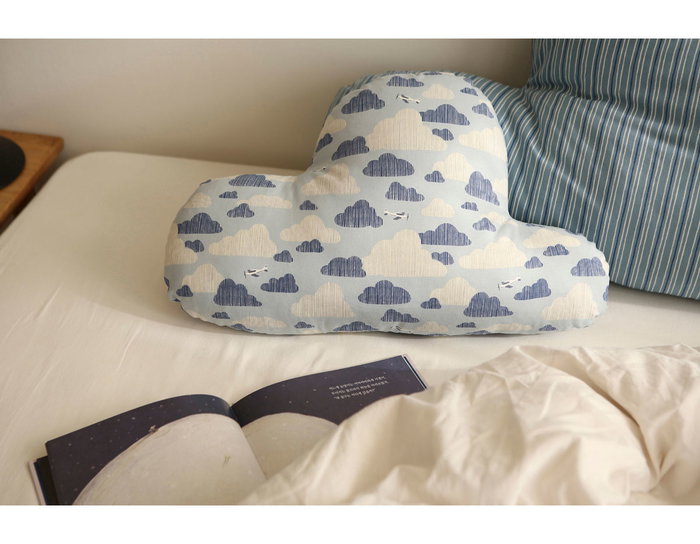 Dailylike Tissu en coton Oxford azure sky pour enfants, 1,50m x 3m